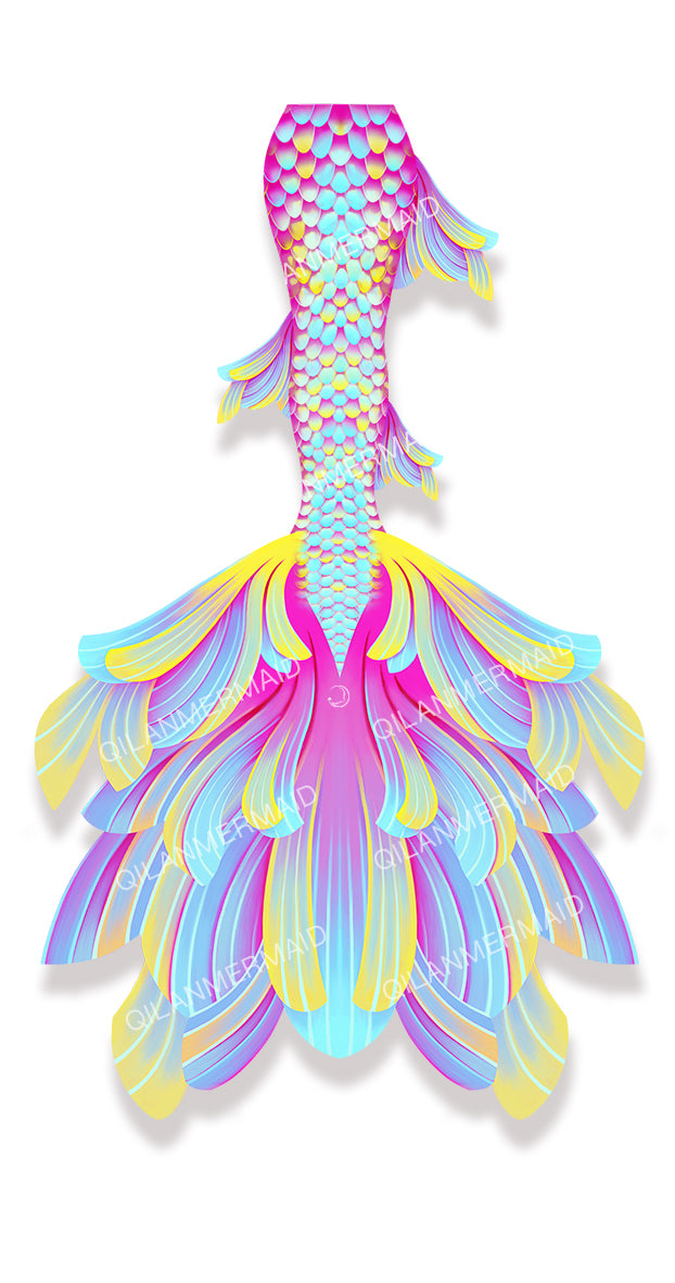 Fabric Mermaid Tail  QILAN Mermaid – Mertiful