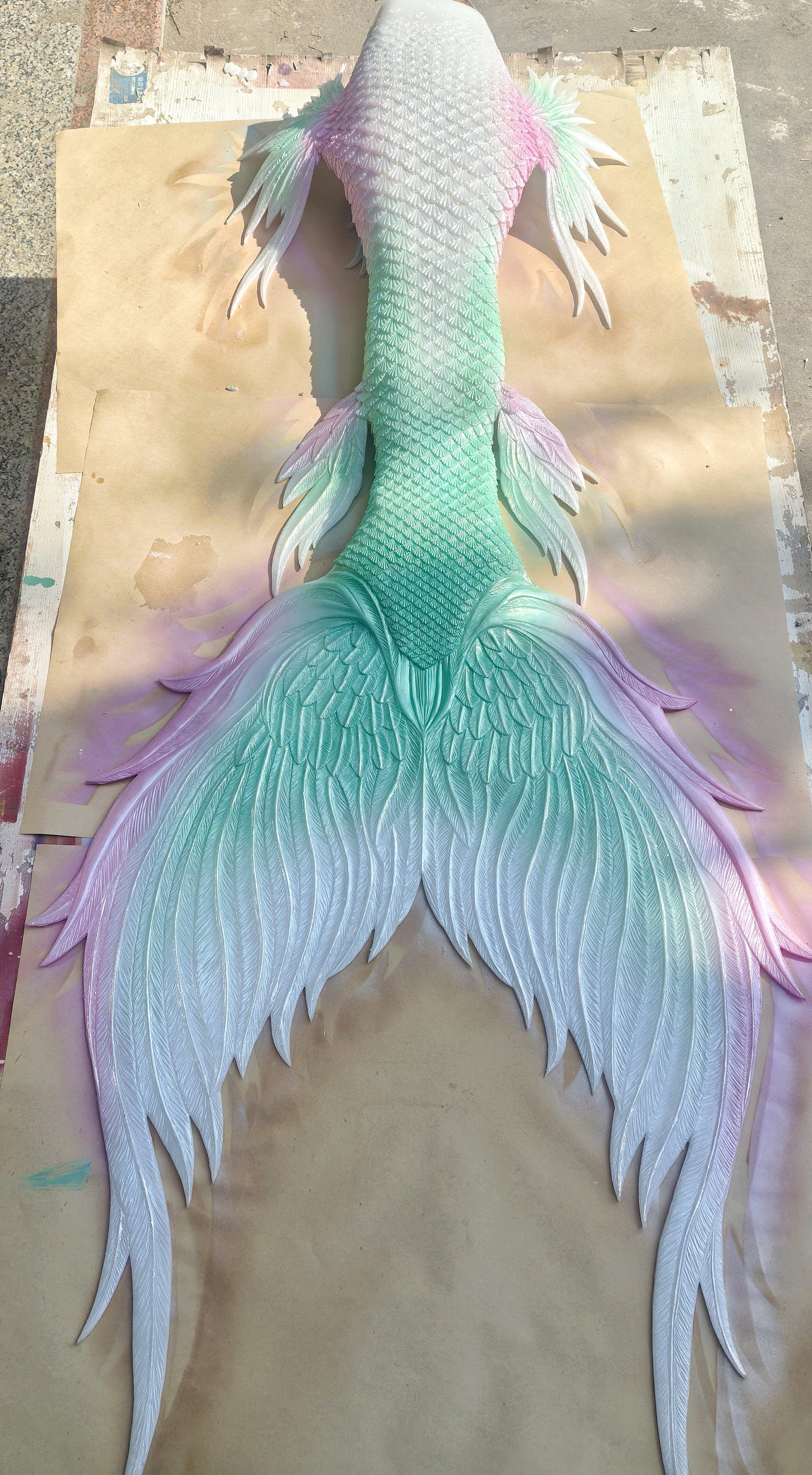 Angel’s Wing Silicone Mermaid Tail