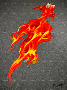 Mertiful Fire Sprite Mermaid Tail