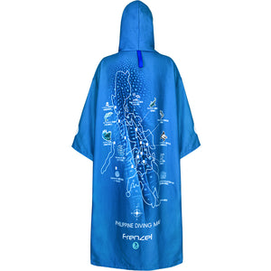 Frenzel Adult Quick-Dry Bathrobe WHALE SHARK