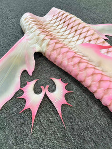 KAYASUBA Peach Bloom Silicone Mermaid Tail