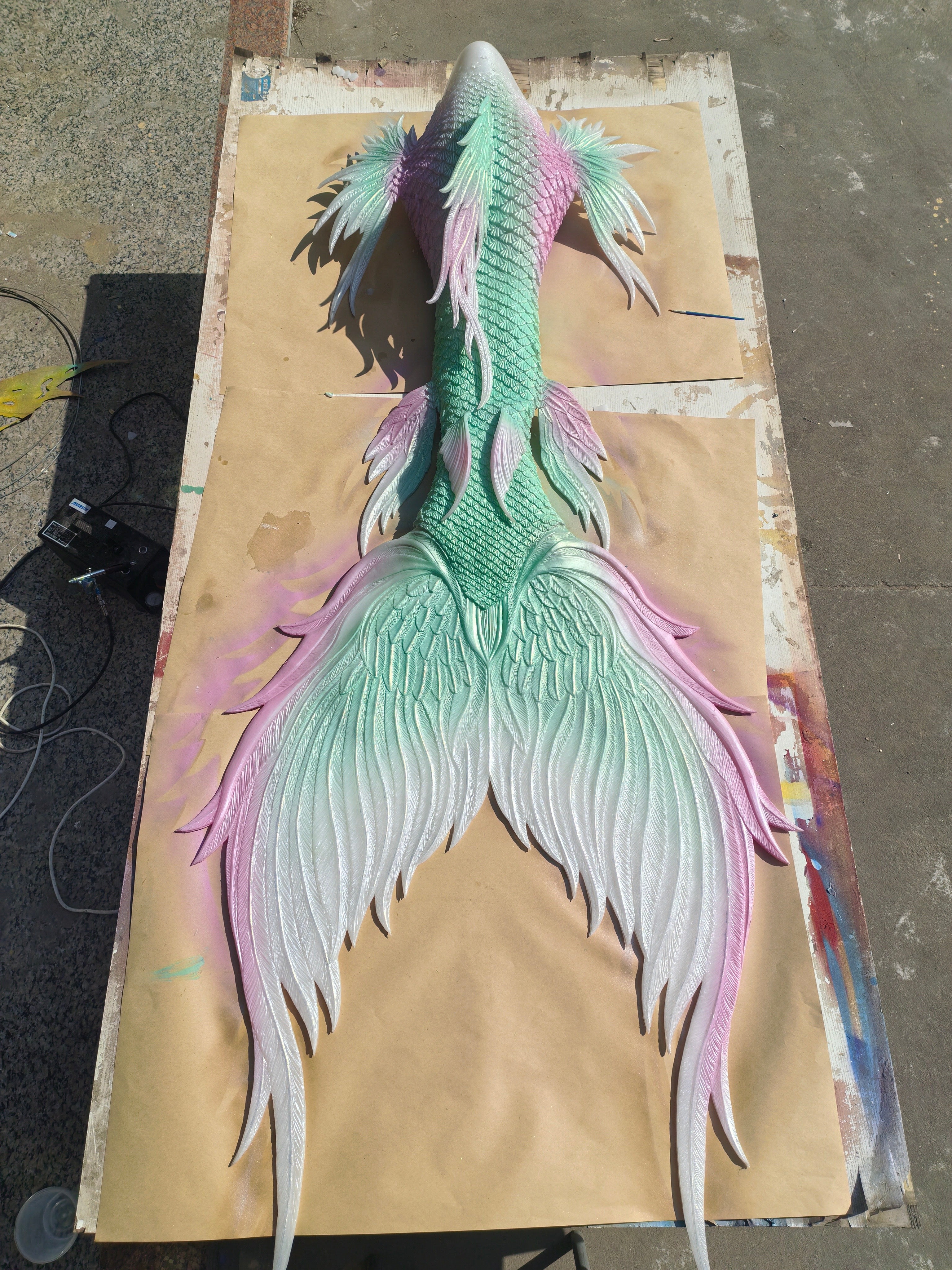 Angel’s Wing Silicone Mermaid Tail