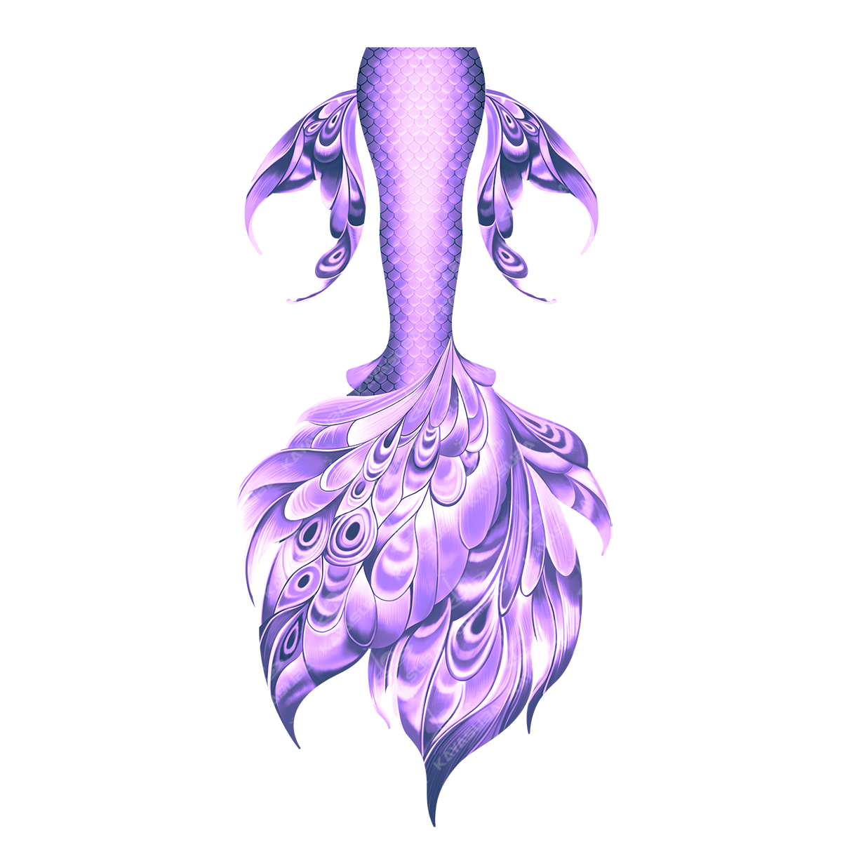 Pale Mermaid Tail