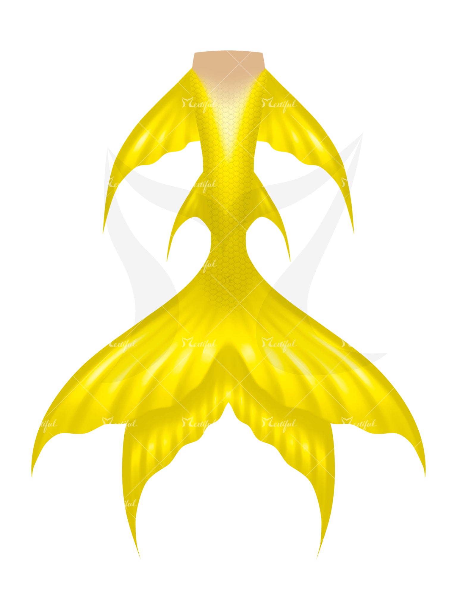 Mertiful Pure Classics Mermaid Tail Yellow