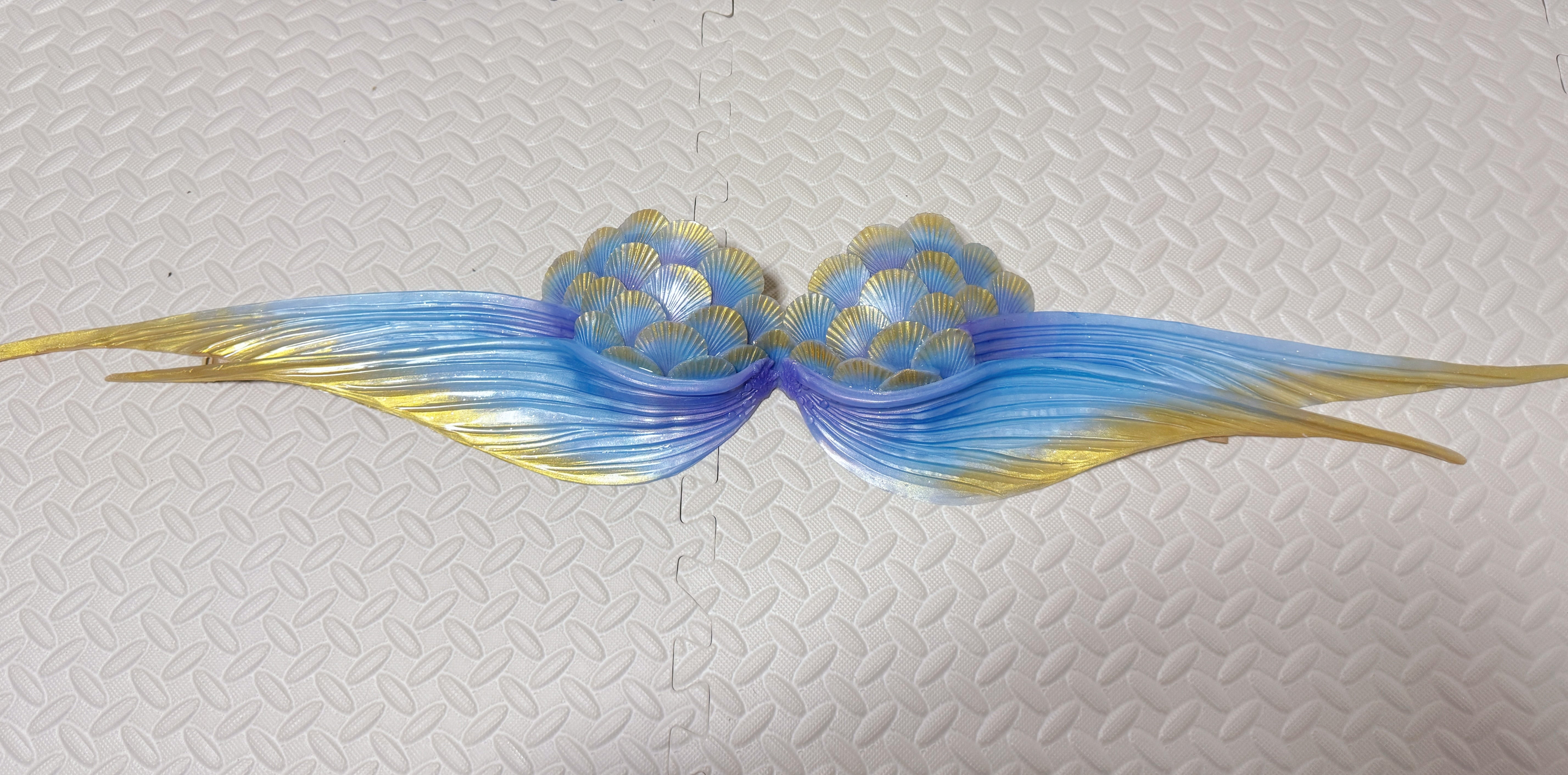 QIANZHI Weaving Silicone Mermaid Top