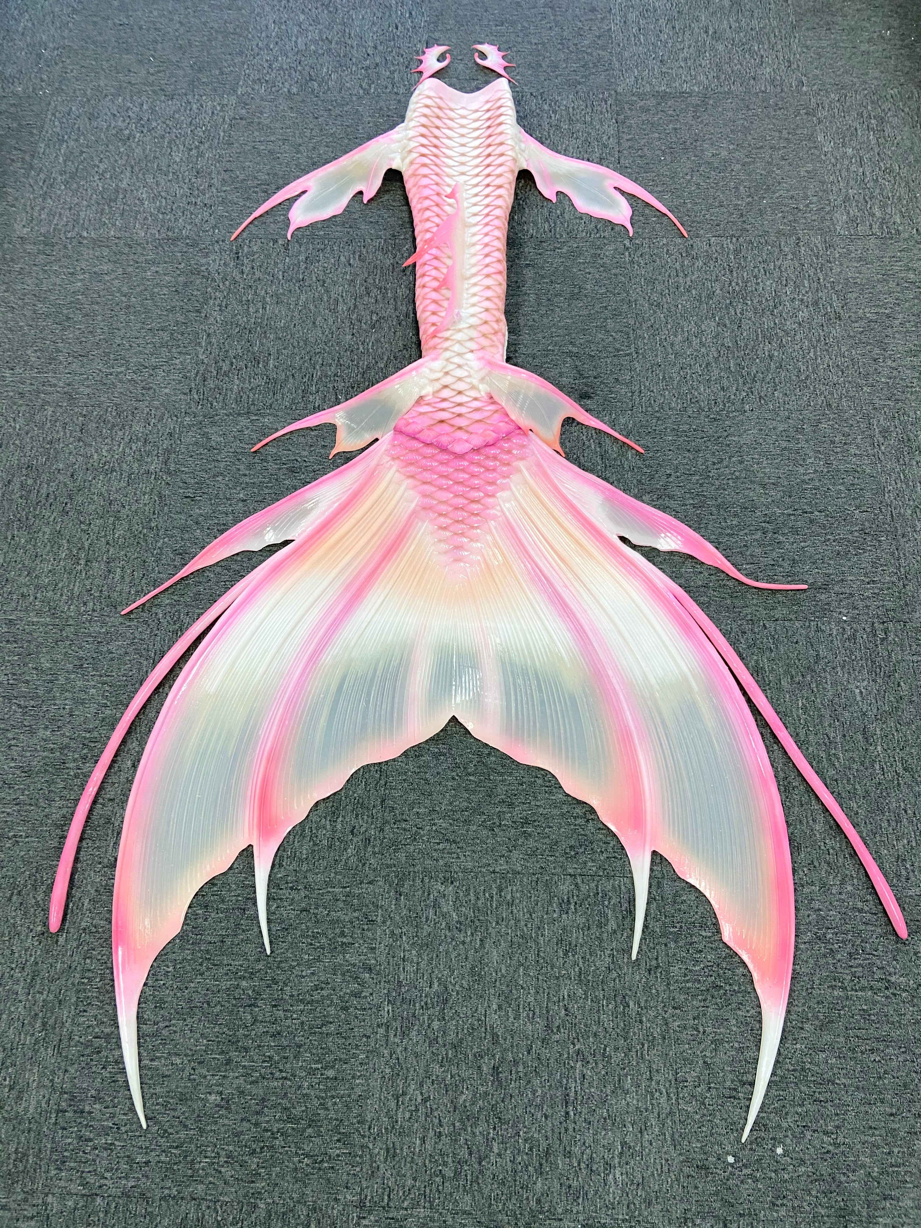 KAYASUBA Peach Bloom Silicone Mermaid Tail