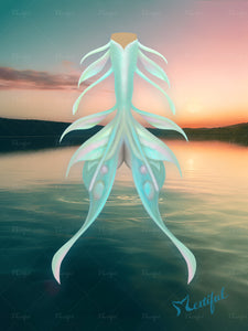 Mertiful Moth Glow Mermaid Tail