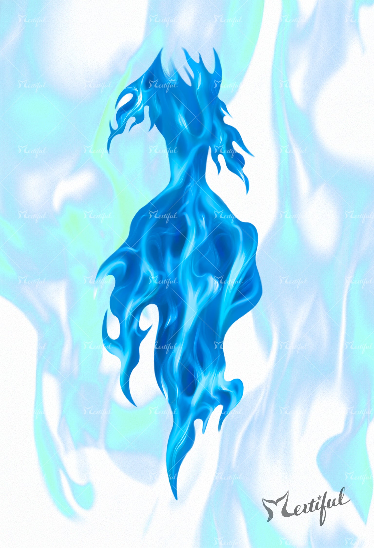 Mertiful Fire Sprite Mermaid Tail