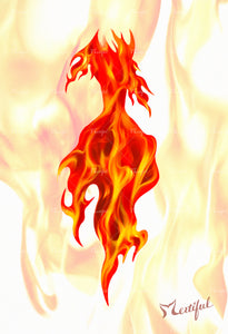 Mertiful Fire Sprite Mermaid Tail