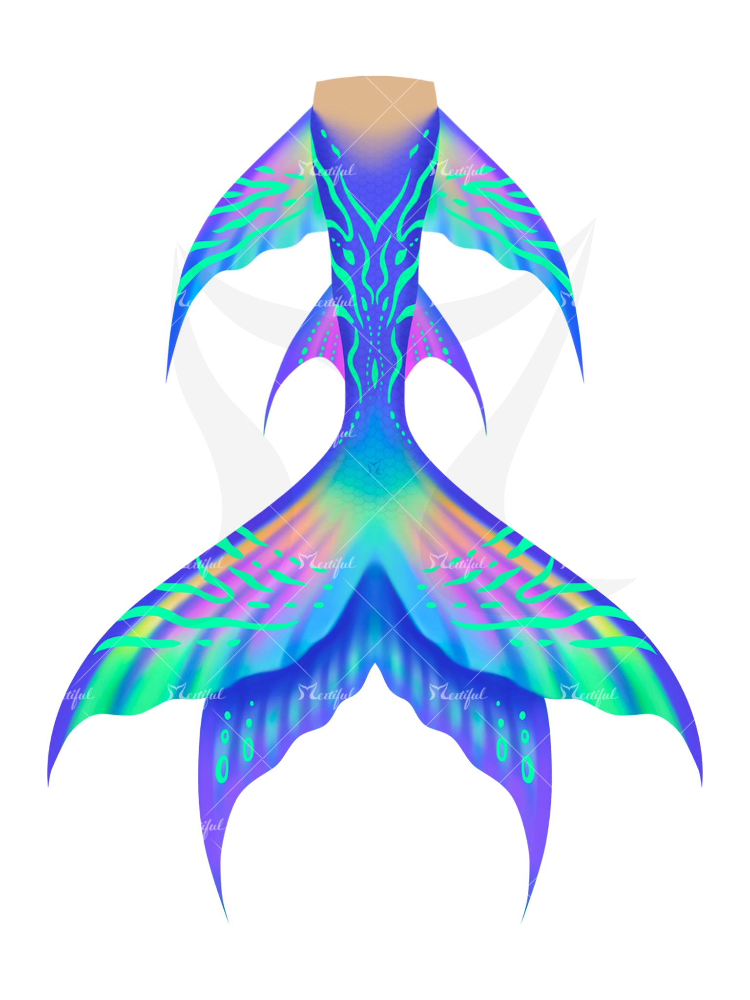 Mertiful Topical Splash Mermaid Tail No.1