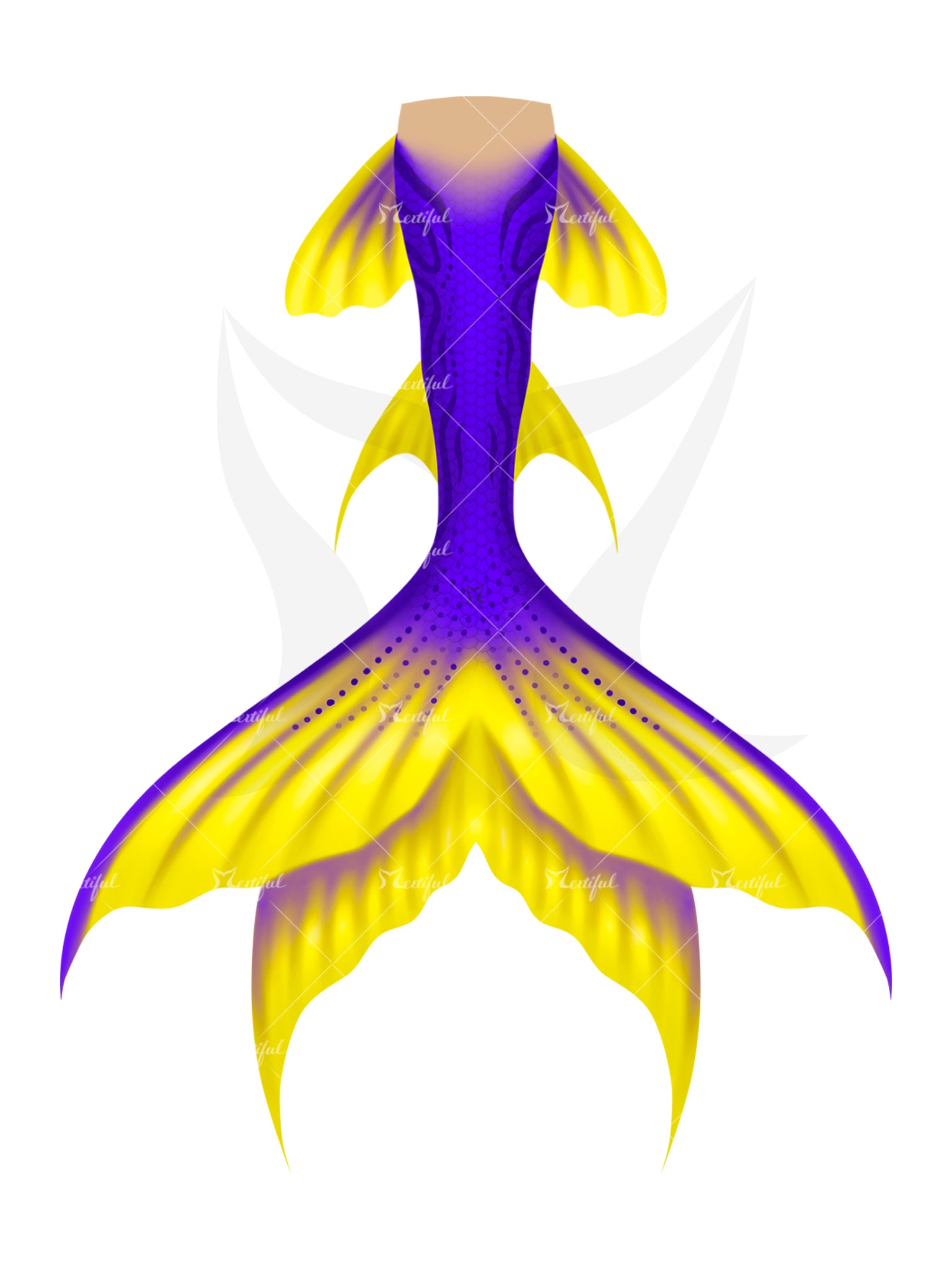 Mertiful Topical Splash Mermaid Tail No.10