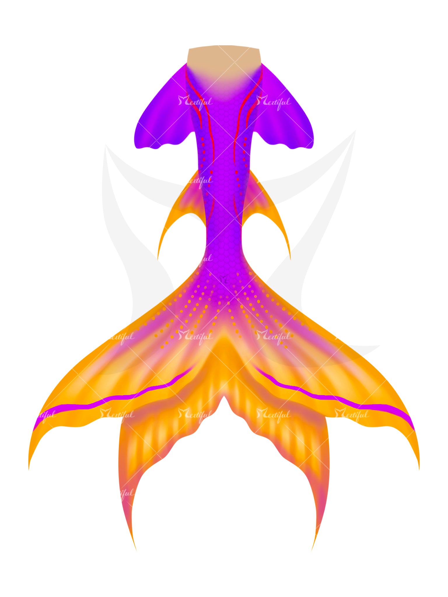 Mertiful Topical Splash Mermaid Tail No.16