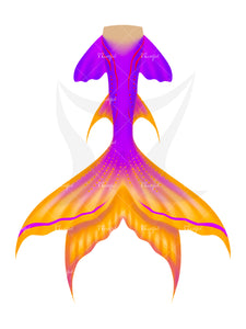 Mertiful Topical Splash Mermaid Tail No.16